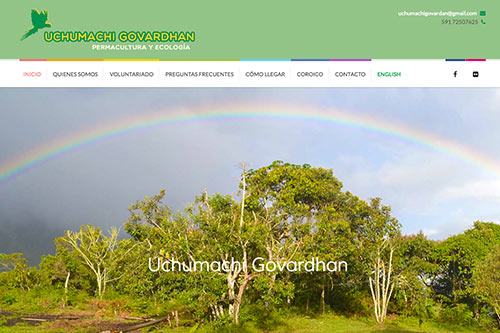 Página web de Uchumachi Govardhan
