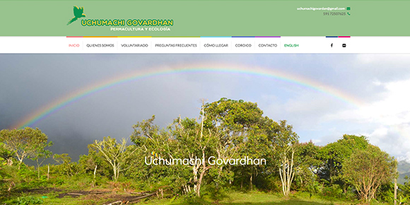 Diseño web para Uchumachi Govardhan
