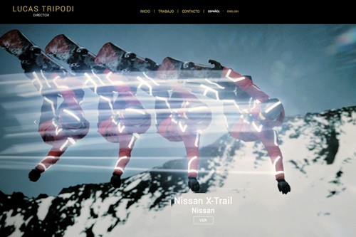 Diseño web para Lucas Tripodi, Chile