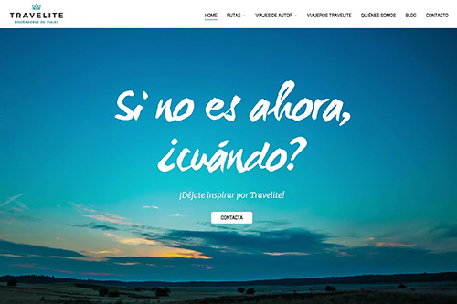 Diseño web para Agencia de Viajes Travelite, Chile